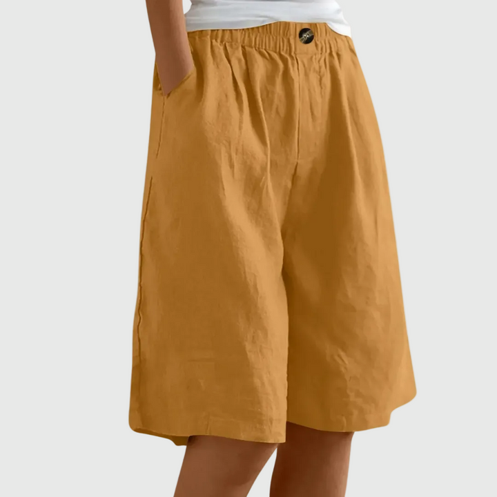 Deborah | Loose-Fit Elastic Waist Shorts Ella