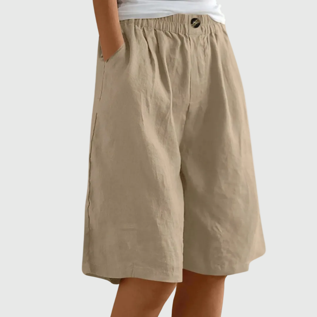 Deborah | Loose-Fit Elastic Waist Shorts Ella