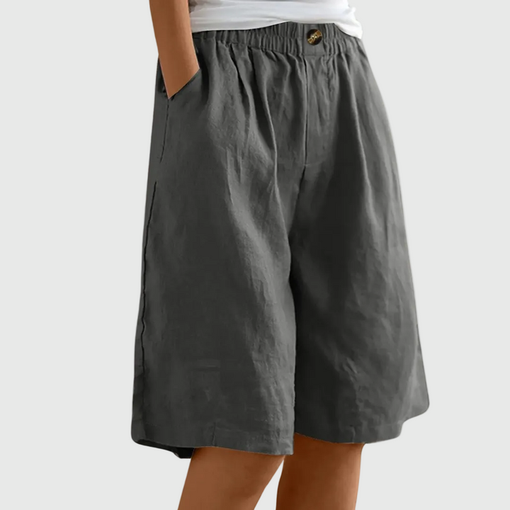 Deborah | Loose-Fit Elastic Waist Shorts Ella
