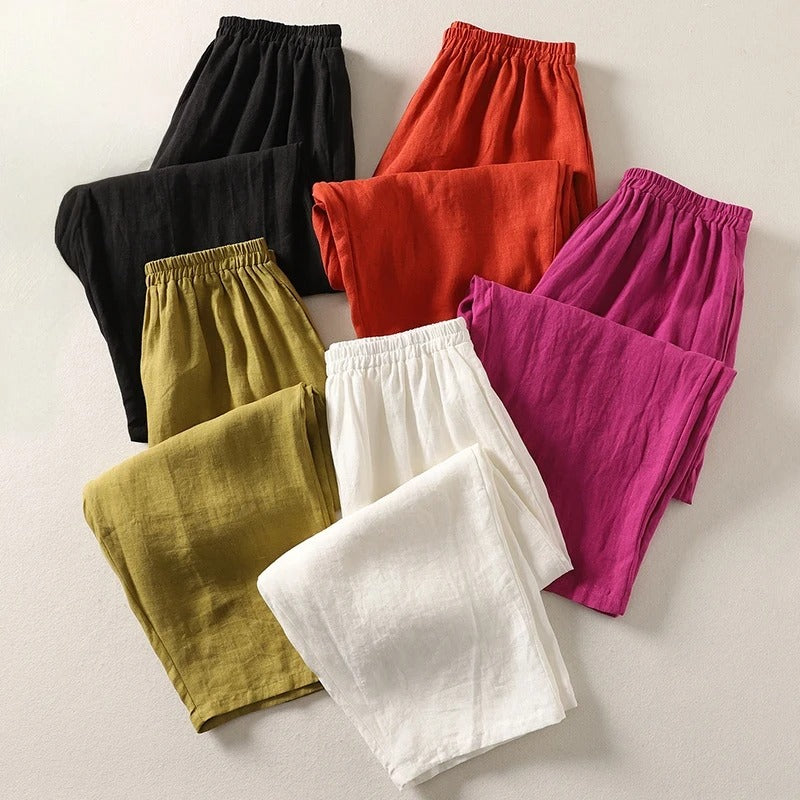 Amalia | Flowing Linnen Pants