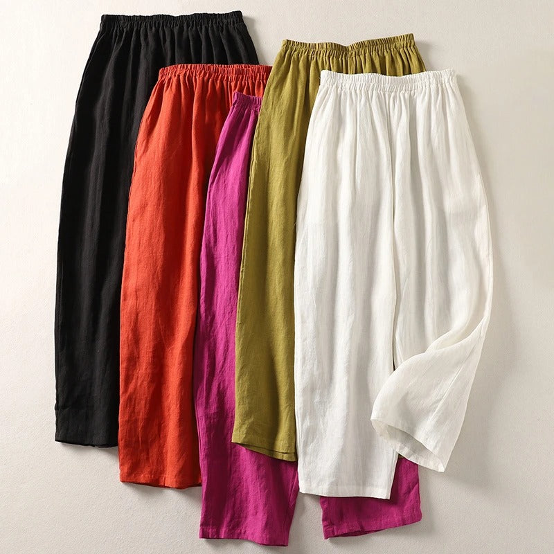 Amalia | Flowing Linnen Pants