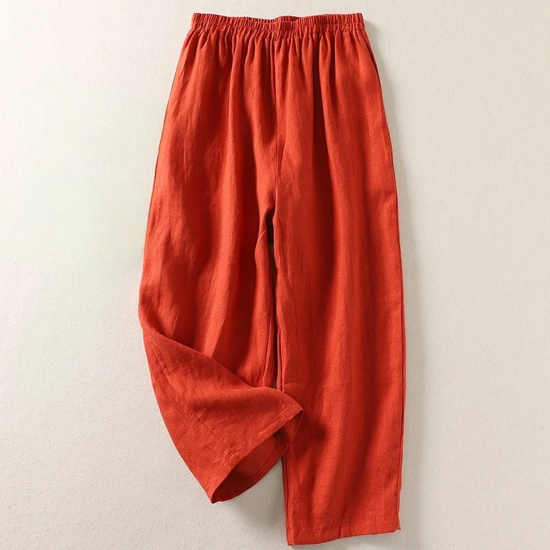 Amalia | Flowing Linnen Pants