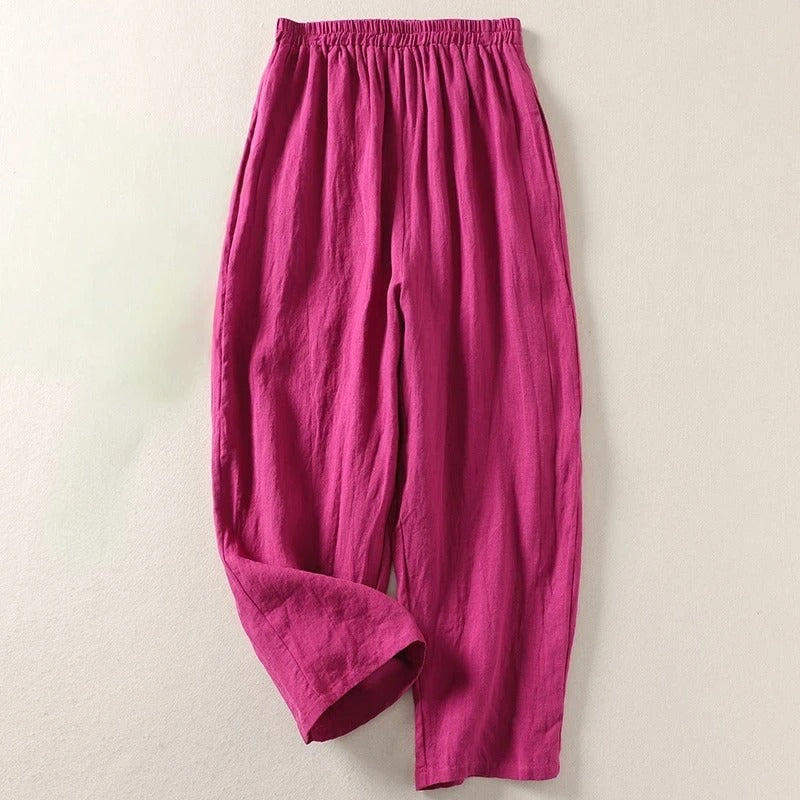 Amalia | Flowing Linnen Pants
