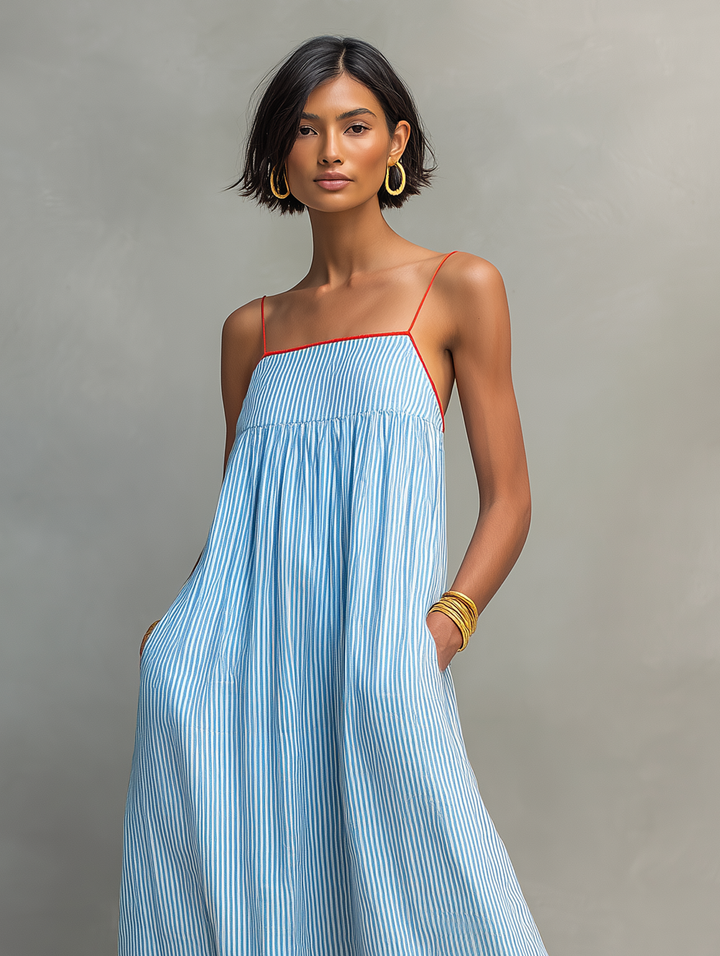 Azure | Elegant & Comfortable Striped Dress
