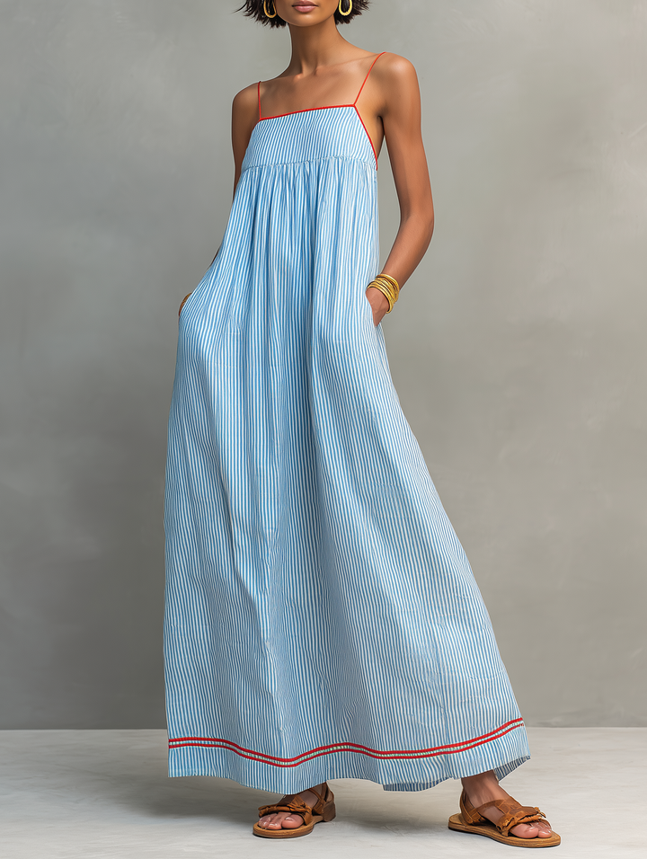 Azure | Elegant & Comfortable Striped Dress