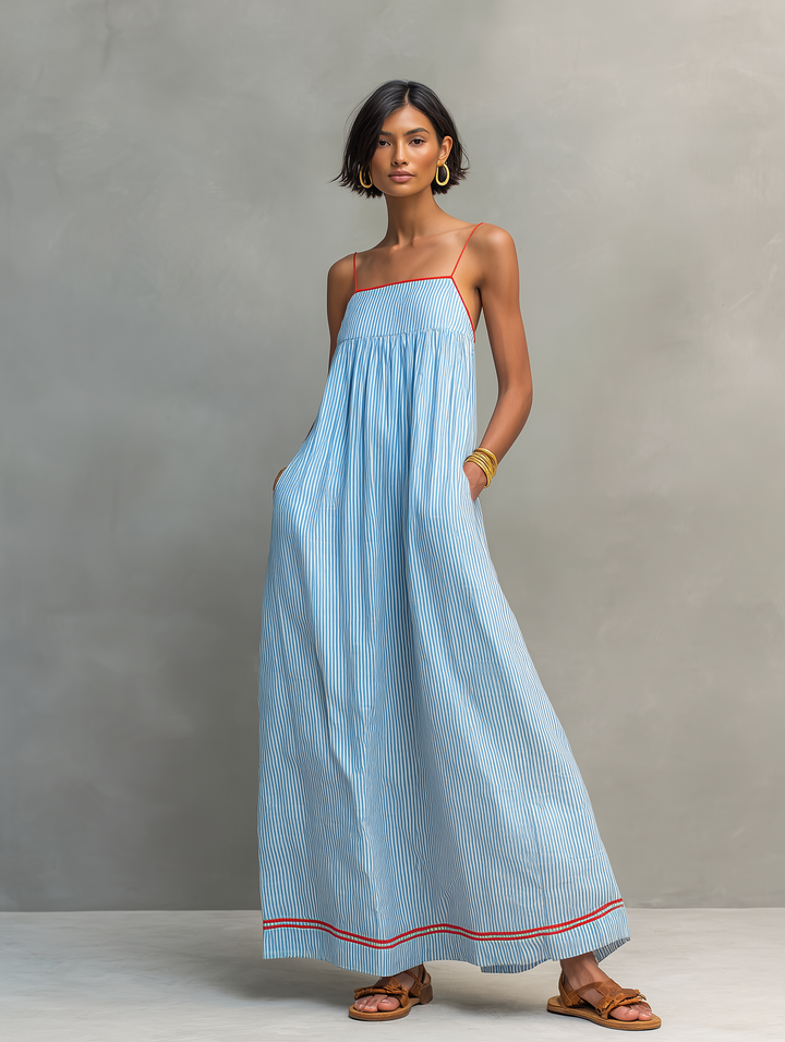 Azure | Elegant & Comfortable Striped Dress