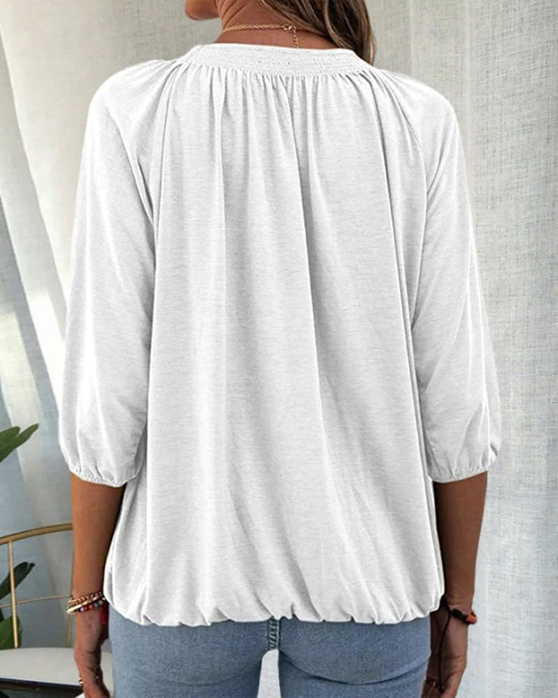 Lauren | Classic 3/4 Sleeve Tee