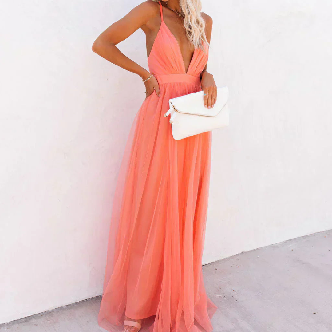 Ginevra | Maxi Dress Light Coral