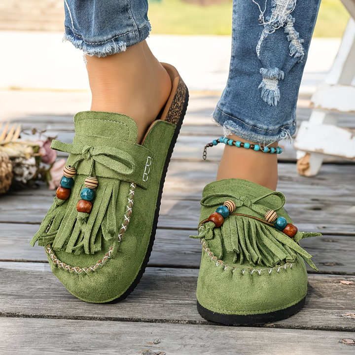 Mirell | Bohemian Suede Moccasins