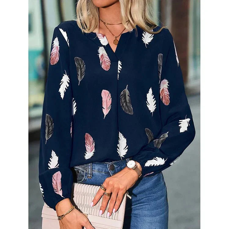 Gracey | Feather Print Tee