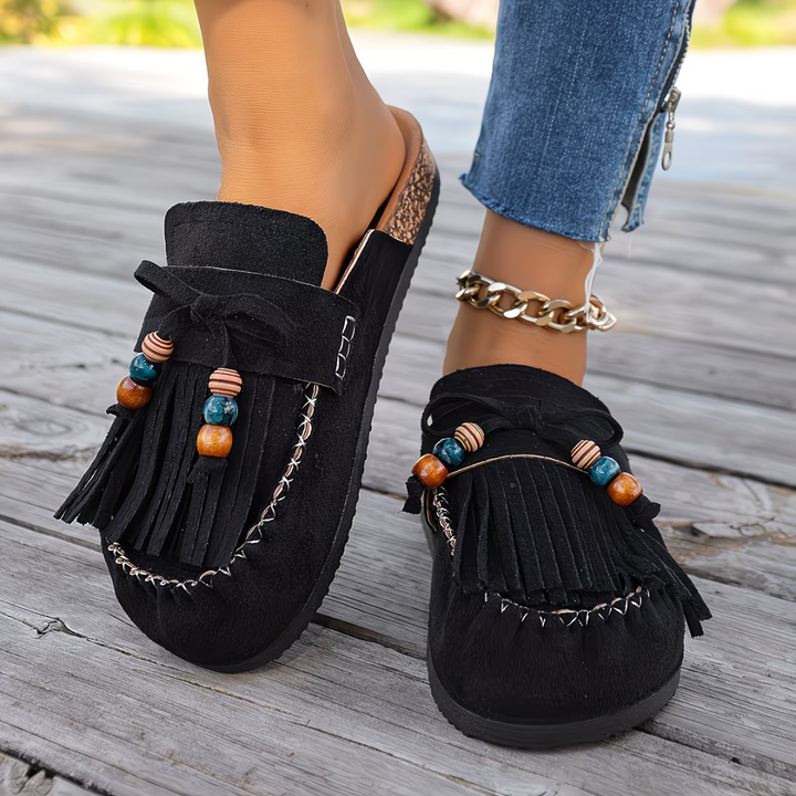Mirell | Bohemian Suede Moccasins