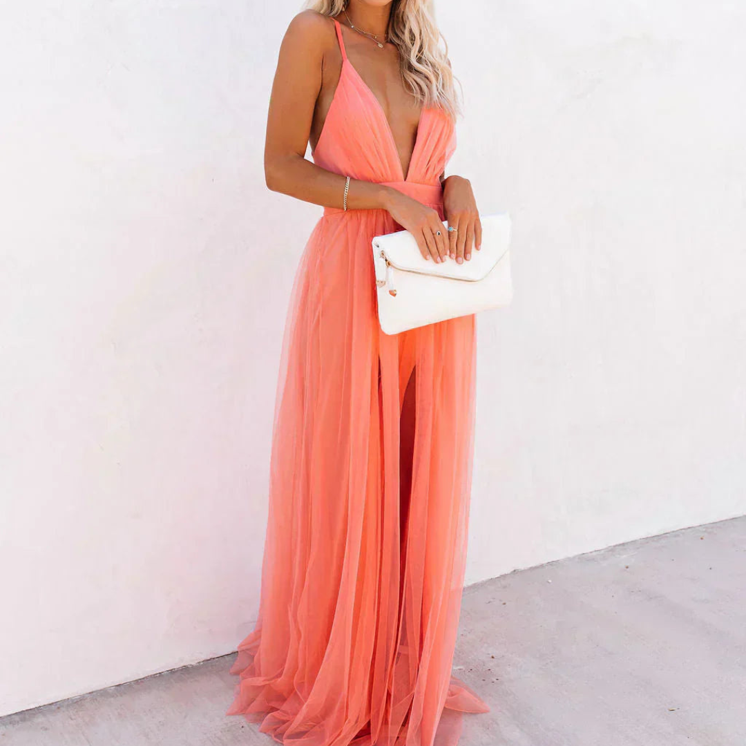 Ginevra | Maxi Dress Light Coral