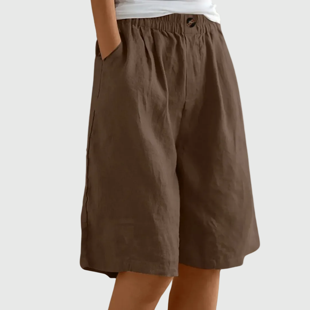 Deborah | Loose-Fit Elastic Waist Shorts Ella