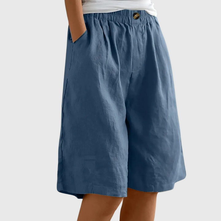 Deborah | Loose-Fit Elastic Waist Shorts Ella