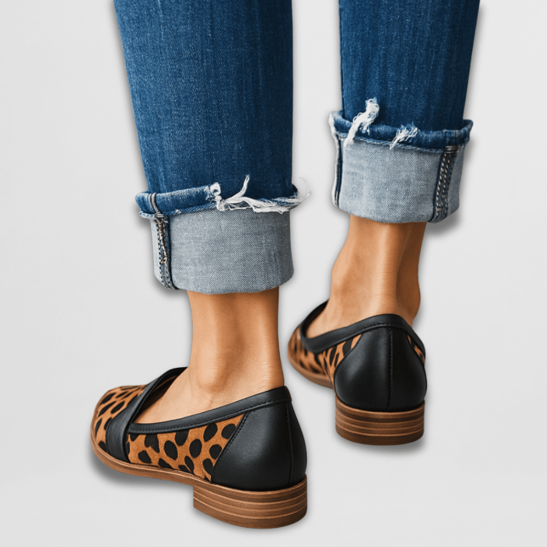 Noreen Moccasins with Pointed Toe Area