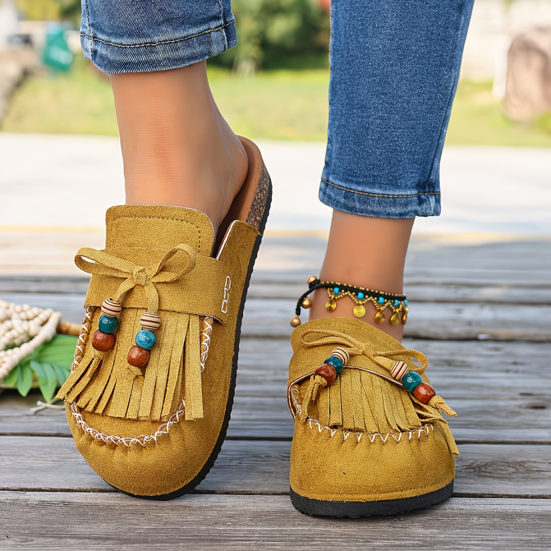 Mirell | Bohemian Suede Moccasins