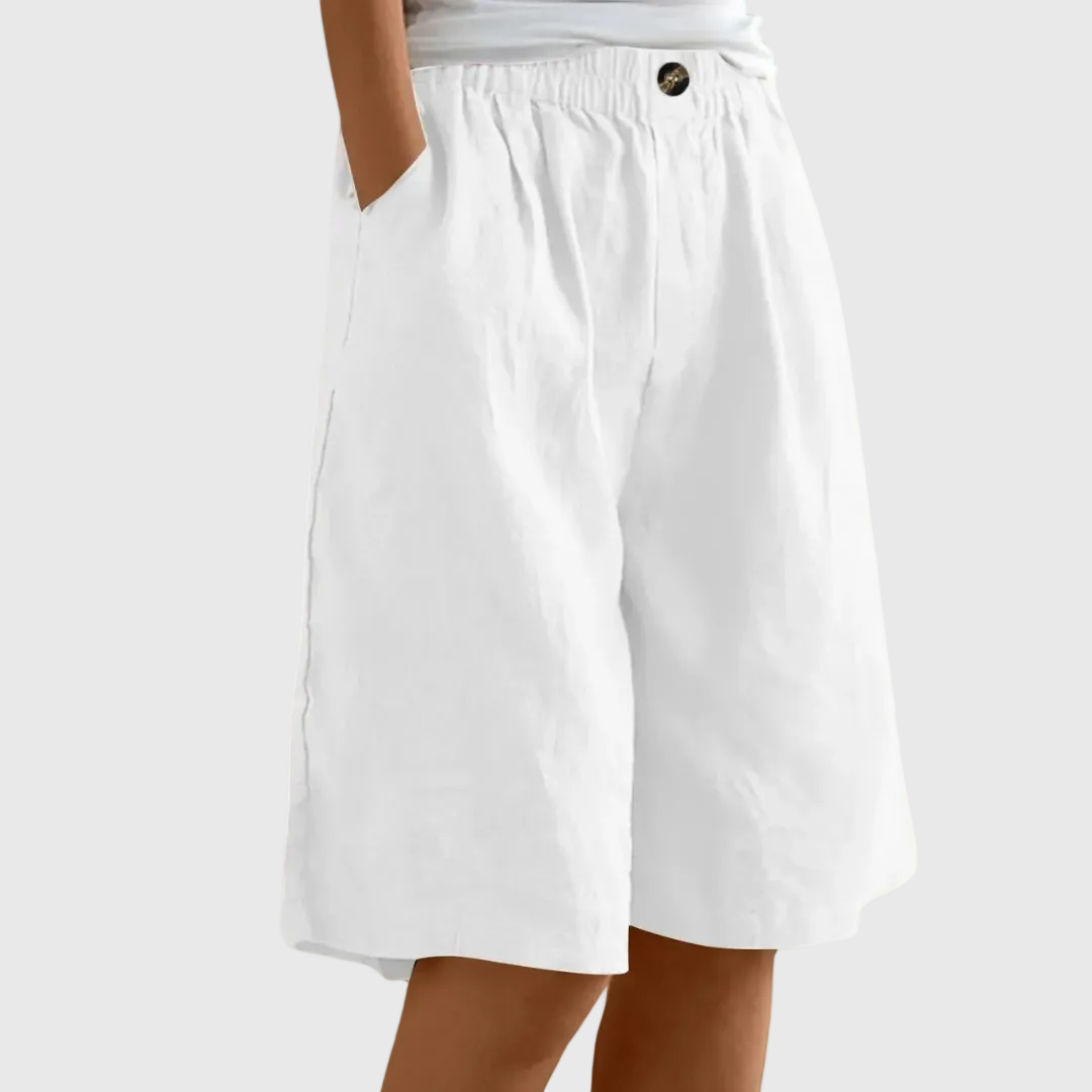 Deborah | Loose-Fit Elastic Waist Shorts Ella