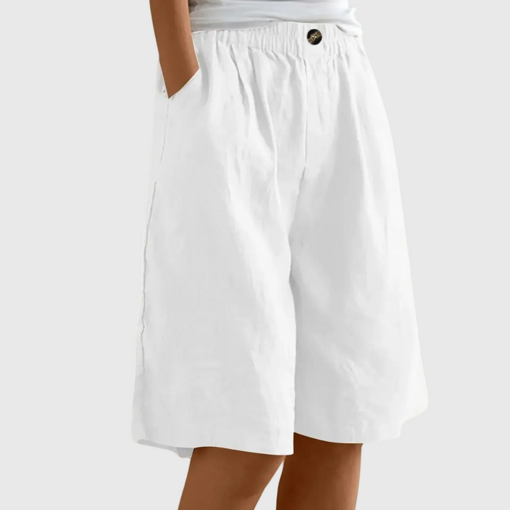 Deborah | Loose-Fit Elastic Waist Shorts Ella