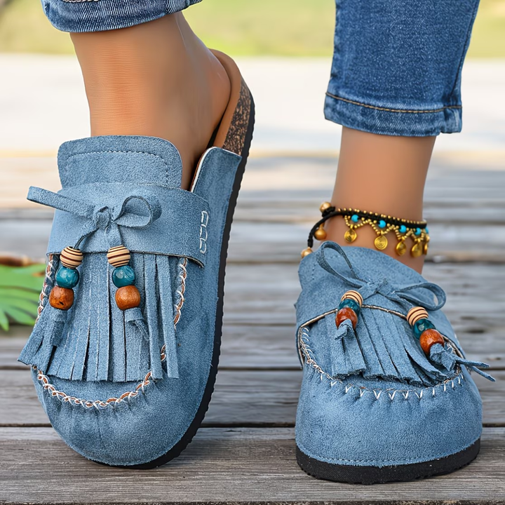 Mirell | Bohemian Suede Moccasins