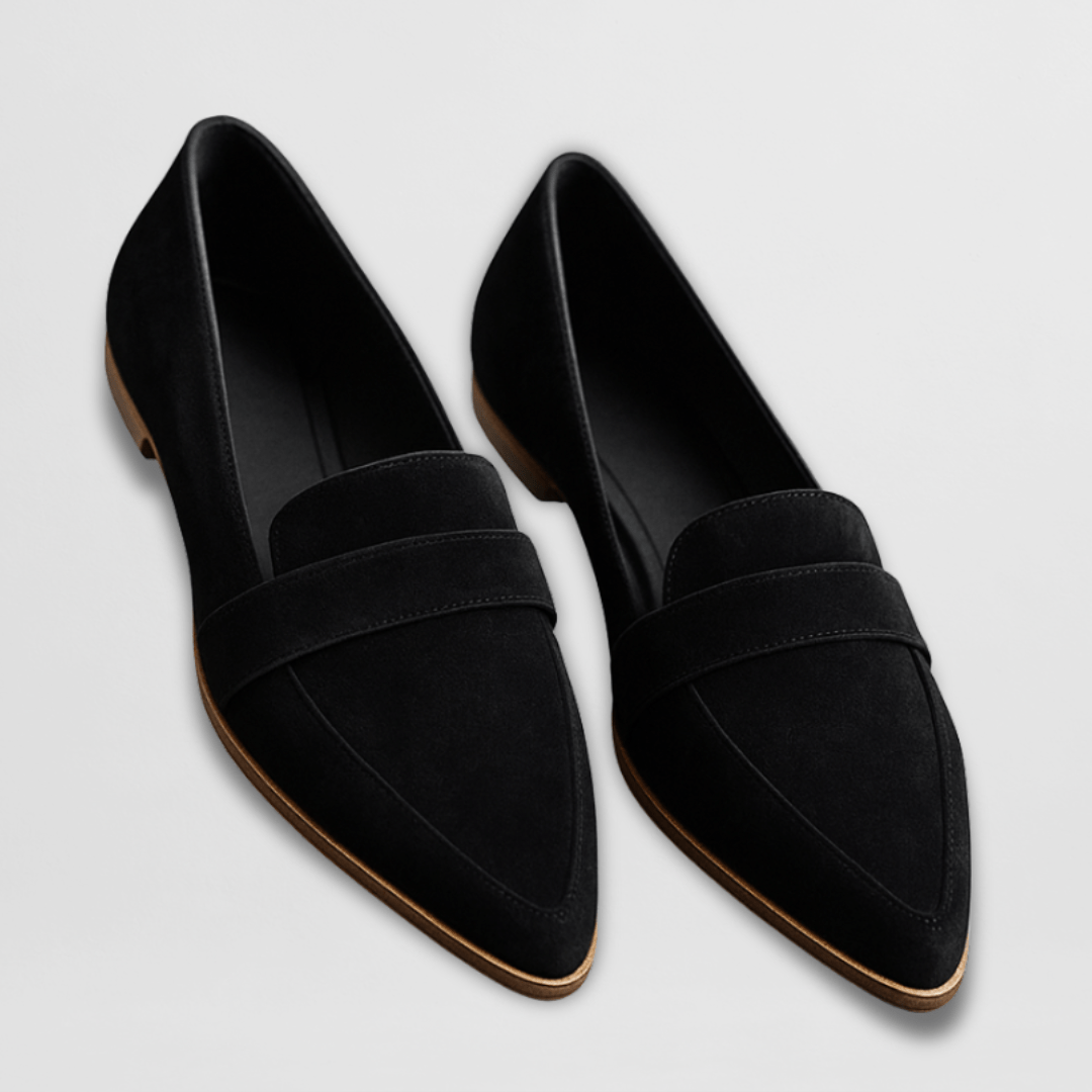 Noreen Moccasins with Pointed Toe Area