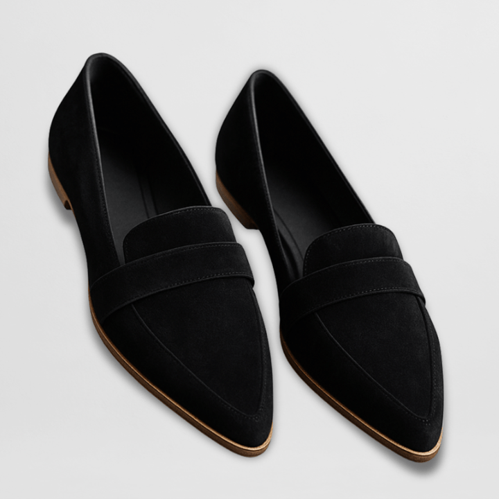 Noreen Moccasins with Pointed Toe Area