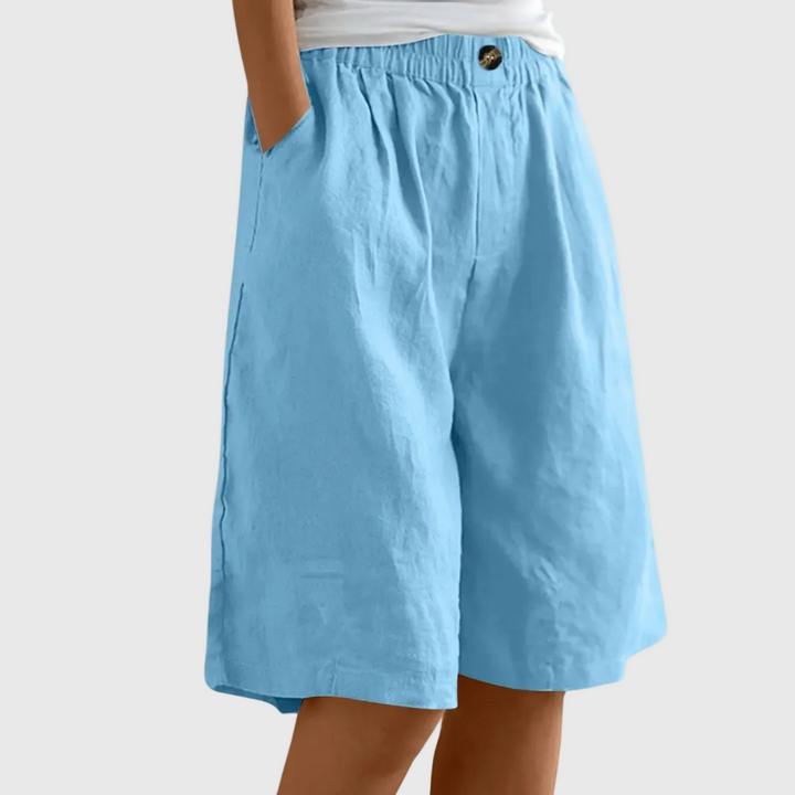 Deborah | Loose-Fit Elastic Waist Shorts Ella