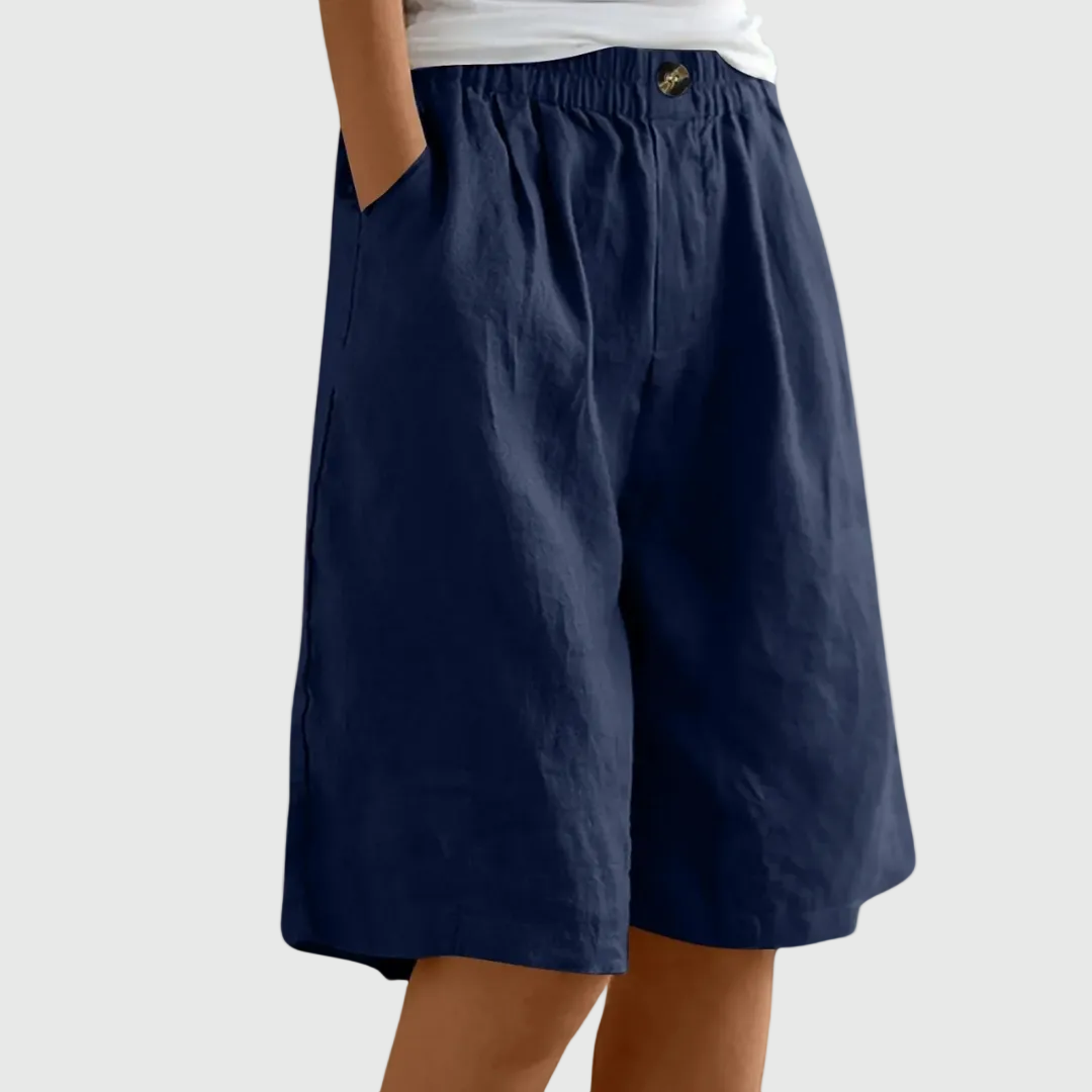 Deborah | Loose-Fit Elastic Waist Shorts Ella