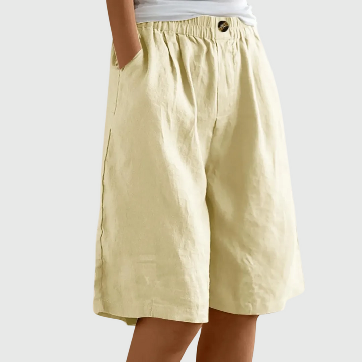 Deborah | Loose-Fit Elastic Waist Shorts Ella