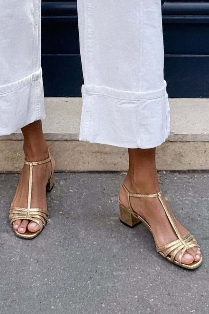 Mary™ | Orthopedic Metallic Heeled Sandals