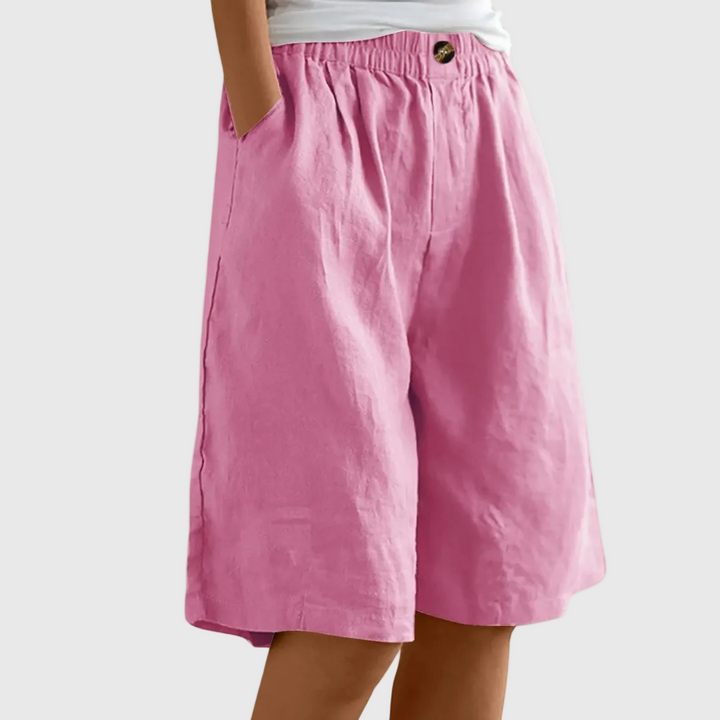Deborah | Loose-Fit Elastic Waist Shorts Ella