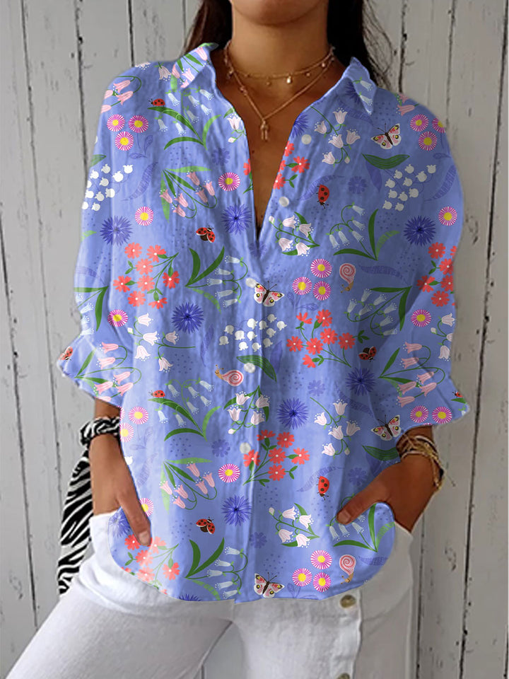 Elizabeth | Elegant Bloom Blouse