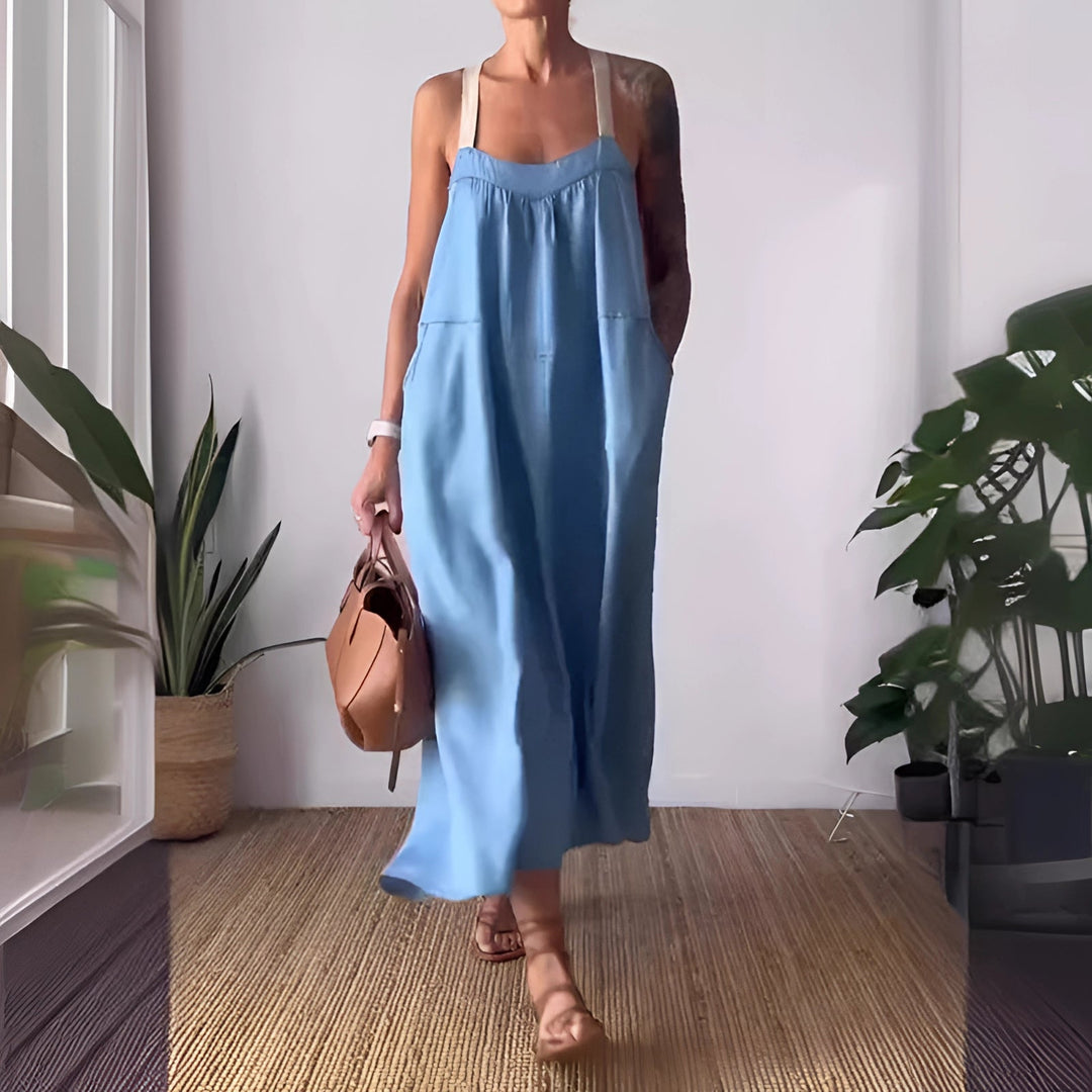 slip on summer dresses LILLUSORY Womens Casual Double Lined Bodycon Maxi Dress balancing the softness of the floral print and the sensuality of the semi Summer Dresses for Women Cowl