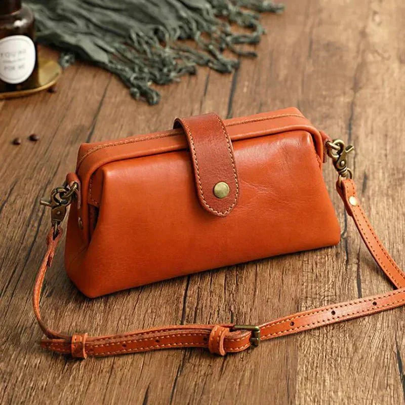 Eclipse Charm | Refined Leather Shoulder Bag
