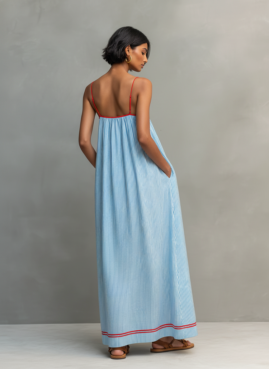 Azure | Elegant & Comfortable Striped Dress