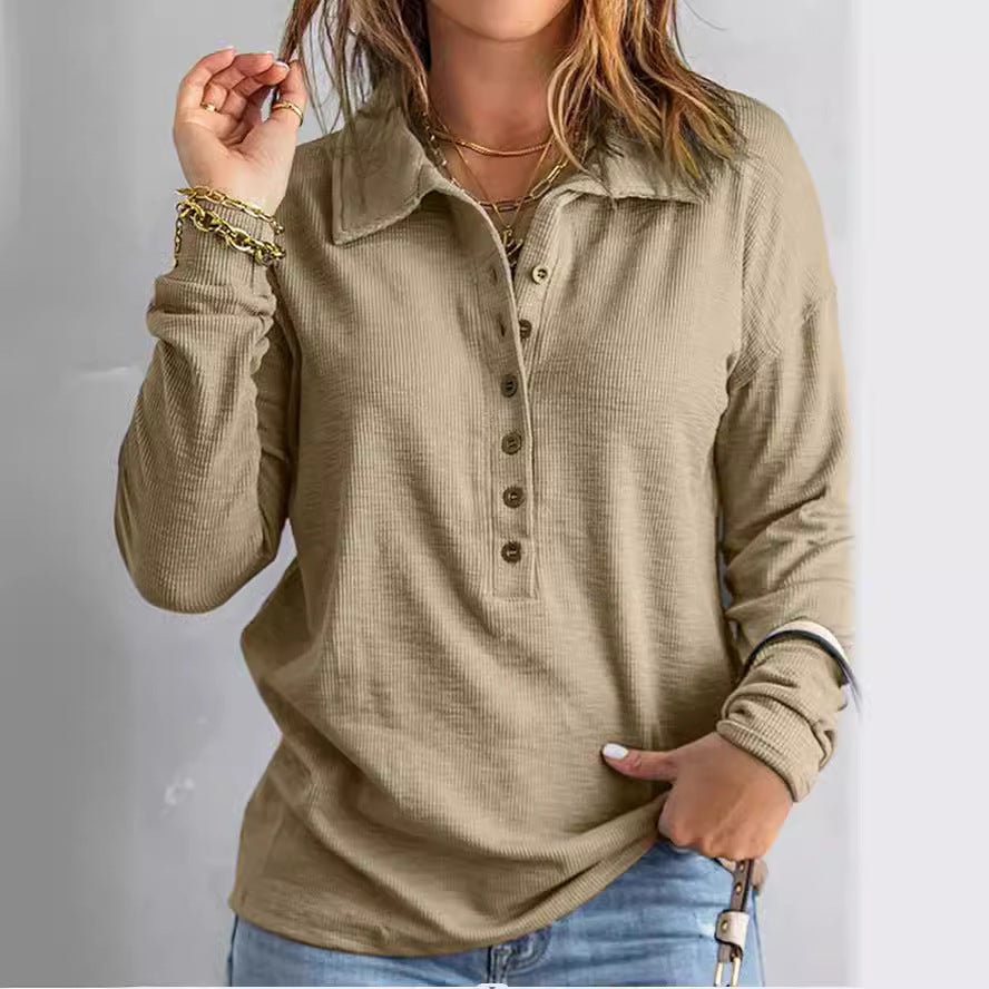 Tindra | Chic Button Longsleeve