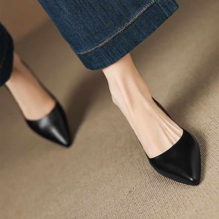 Arla Genuine Leather Ballet Flats