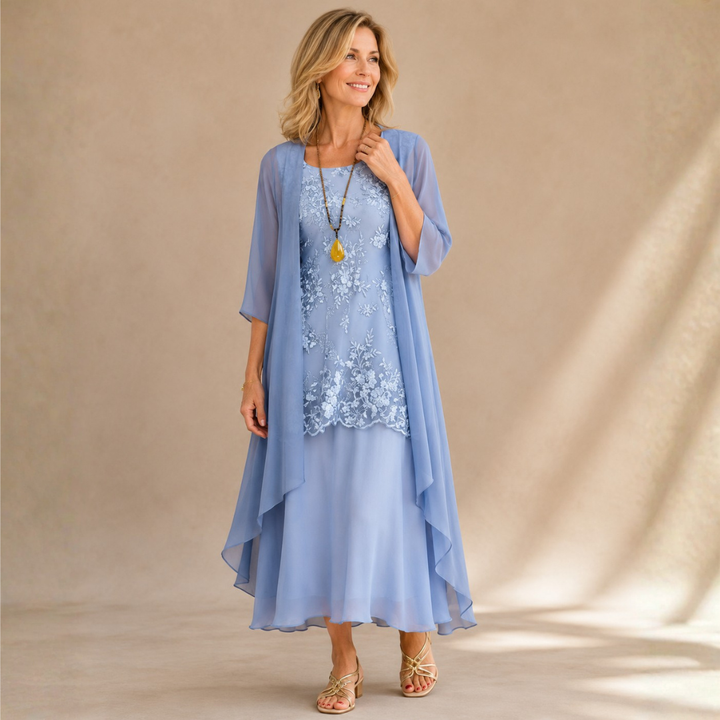 Lumi™ | Chiffon Two-Piece Dress