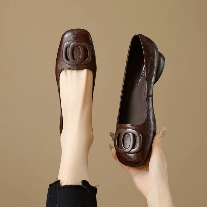 Opium |  Orthopedic Leather Flats