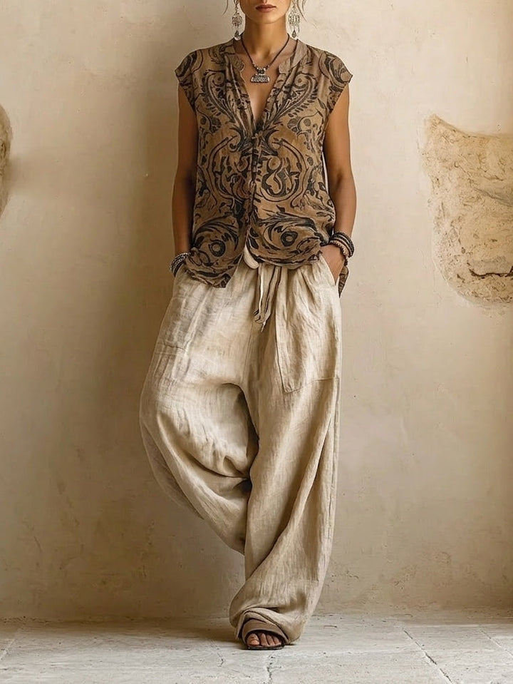 Natural 3-Piece Set™ | Premium Cotton and Linen Blend