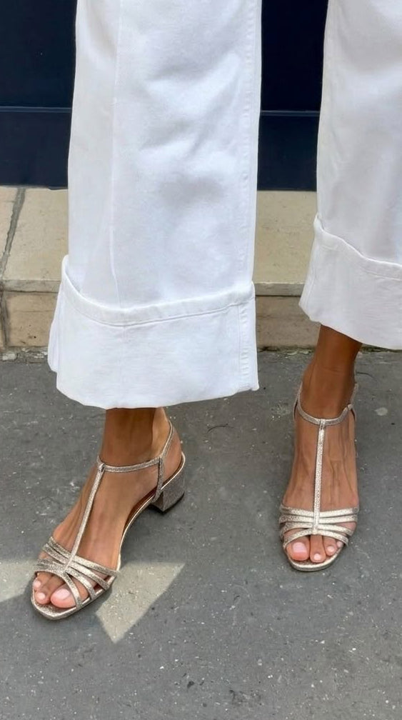 Allegra | Golden Sandals Daily Elegance