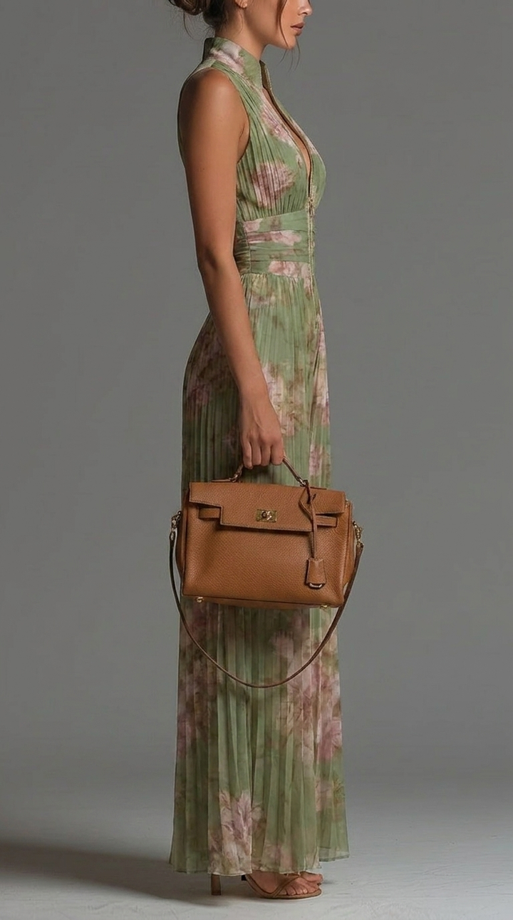 Lisa | Pleated Floral Jumpsuit