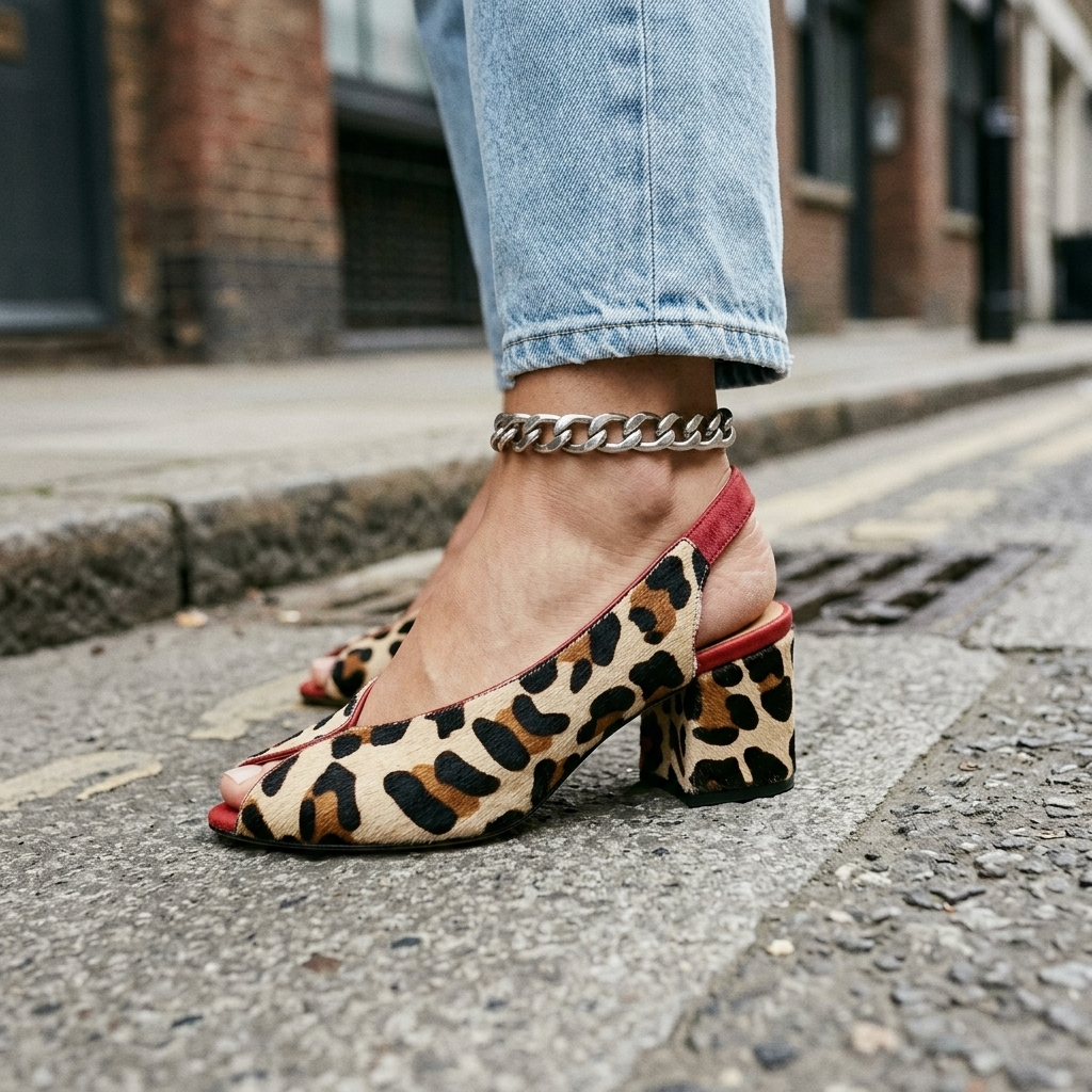 Ruth | Orthopedic Leopard Print Heels