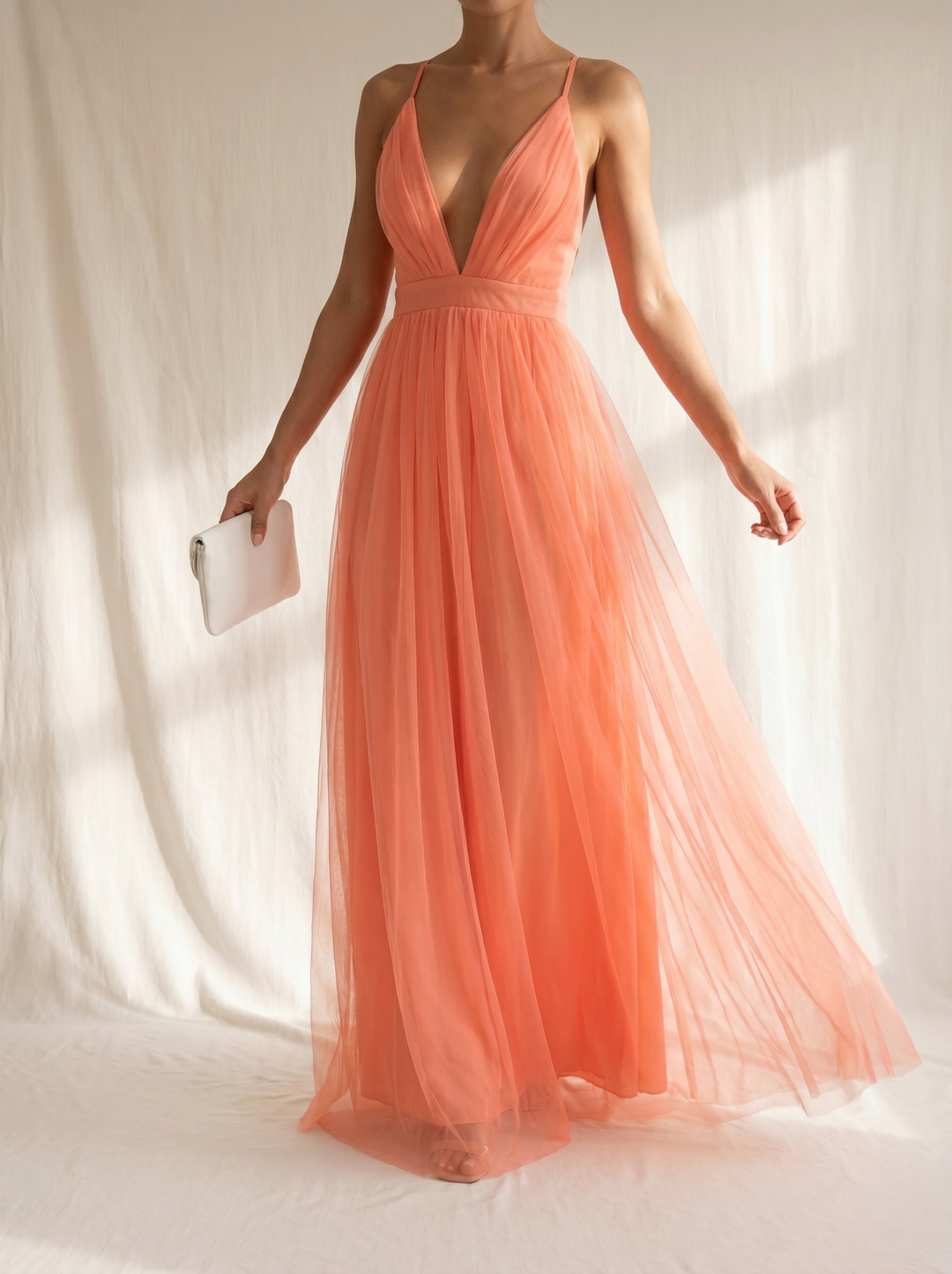 Ginevra | Maxi Dress Light Coral