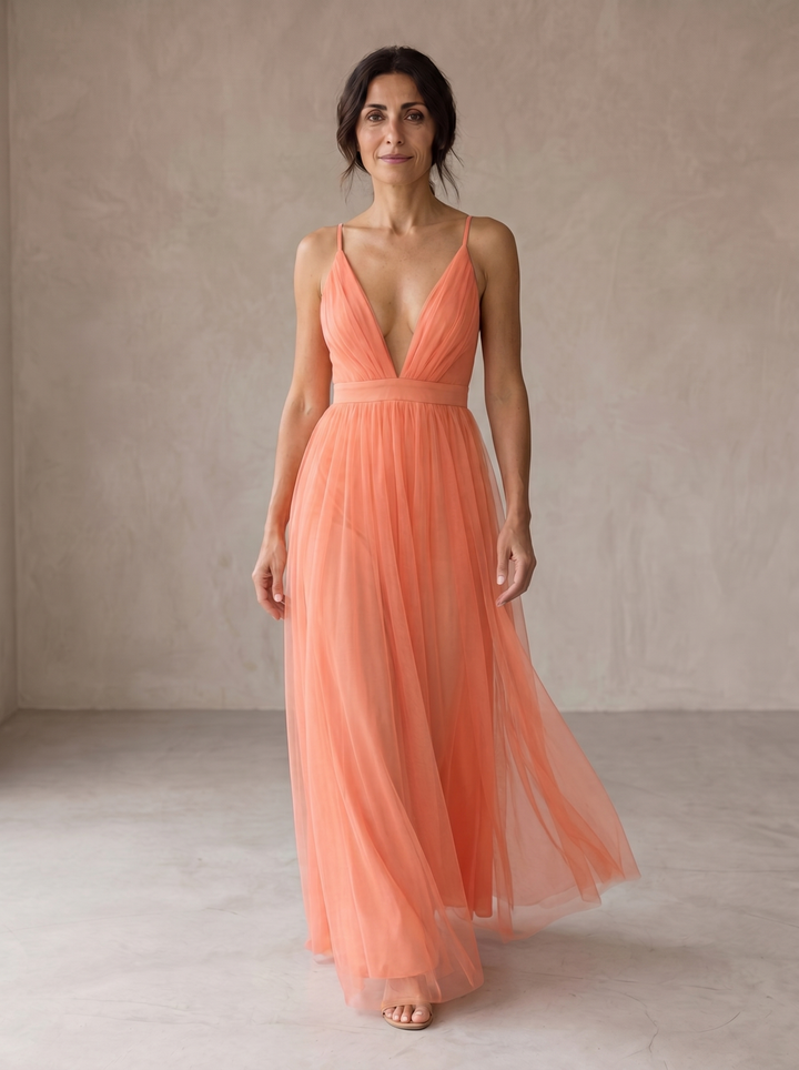 Ginevra | Maxi Dress Light Coral