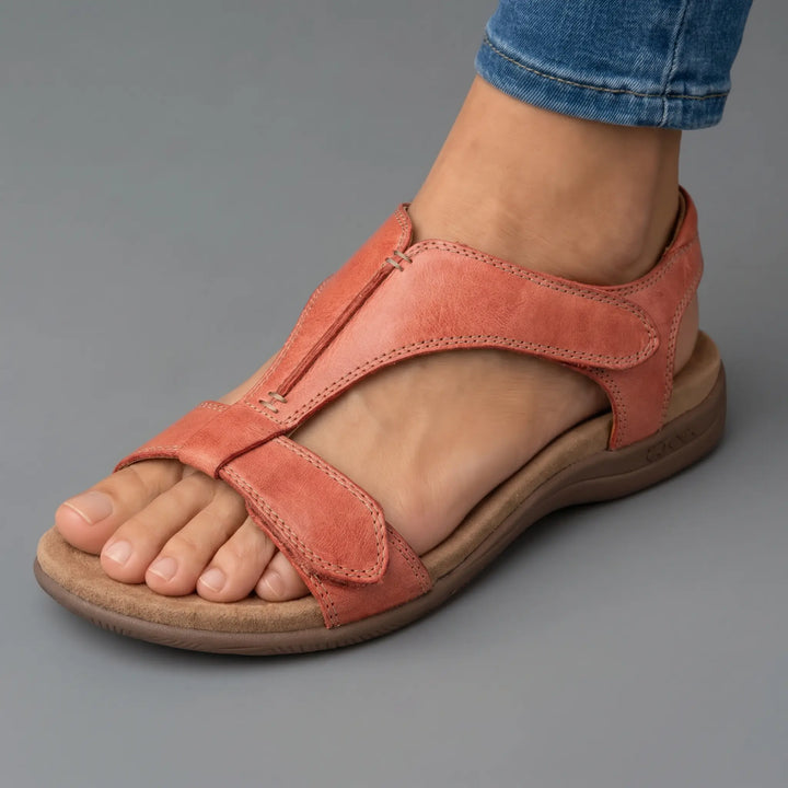 Lara | Cut-Out Leather Sandals