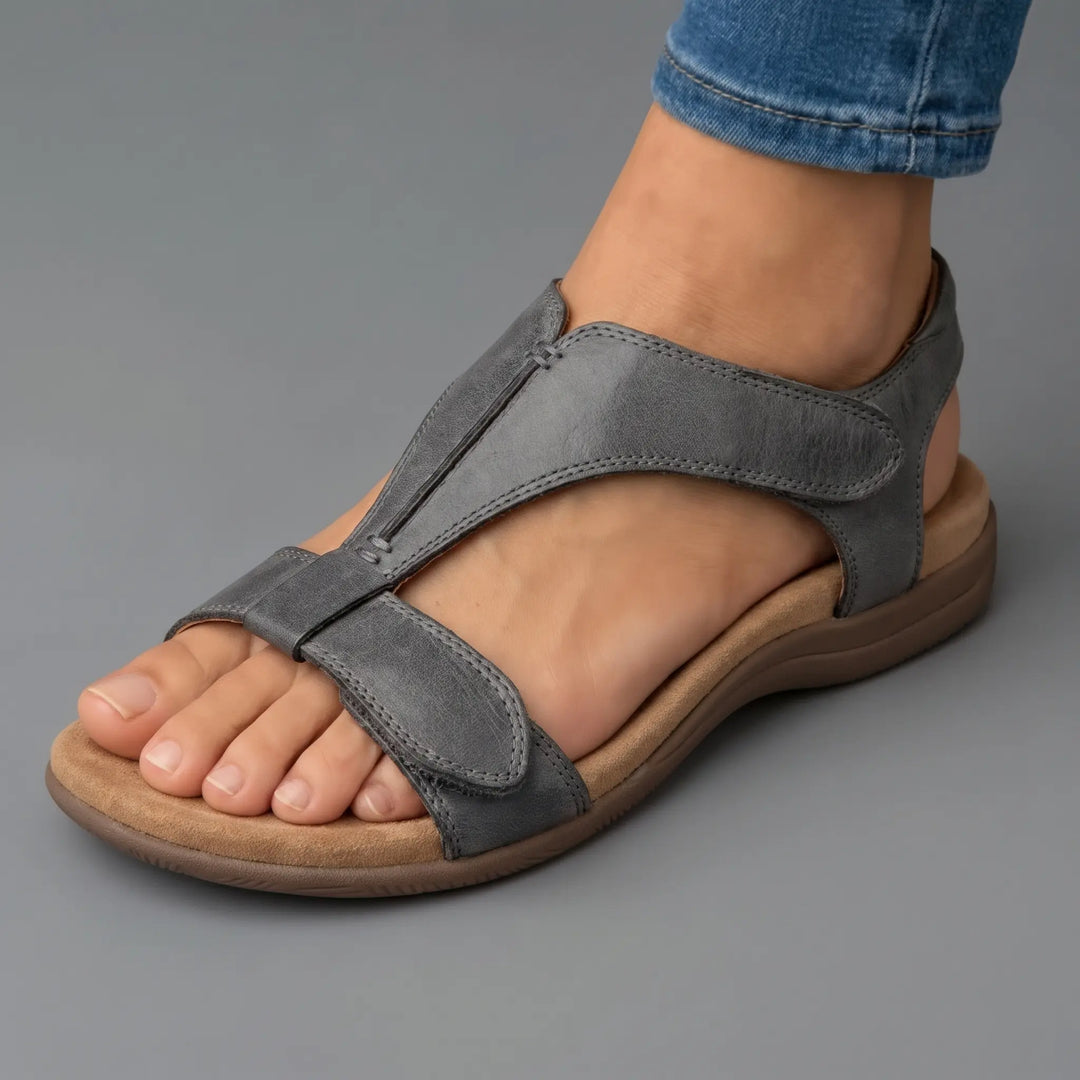 Lara | Cut-Out Leather Sandals