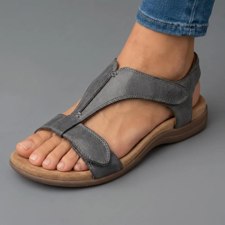 Lara | Cut-Out Leather Sandals