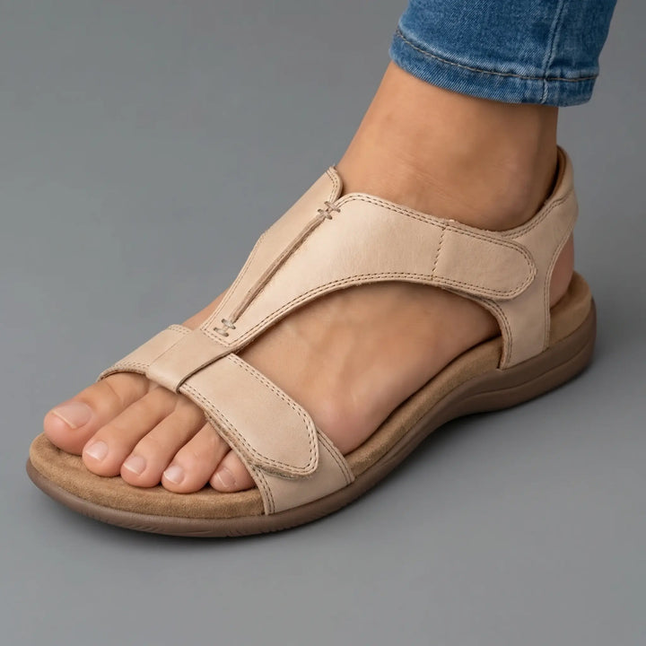 Lara | Cut-Out Leather Sandals