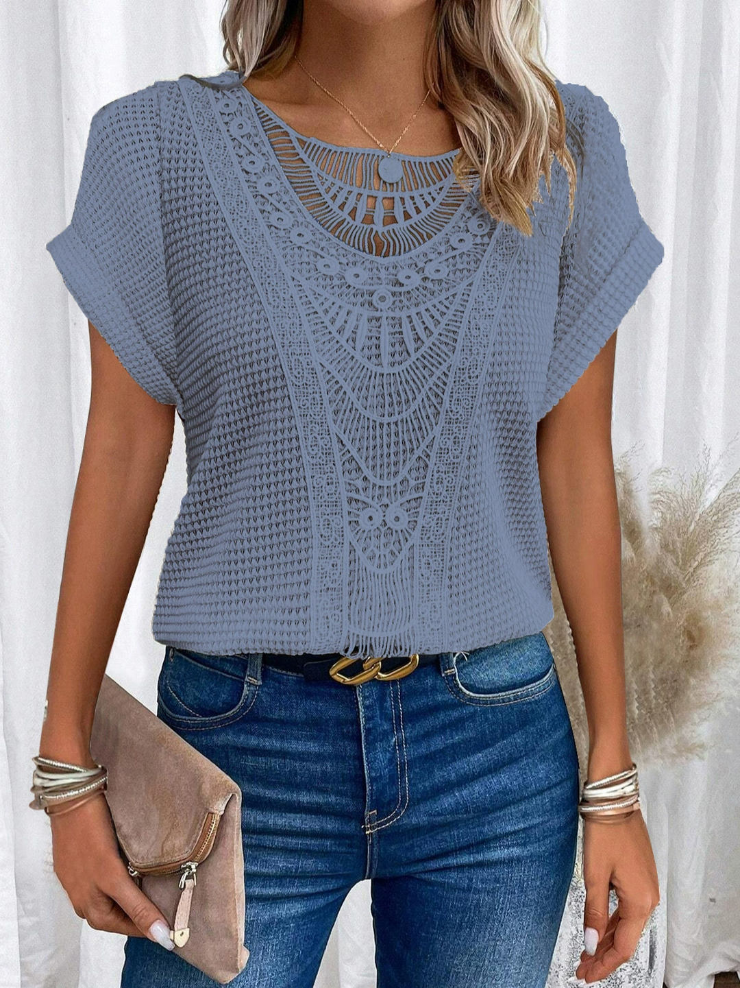 Clara | Crocheted Bohemian Top