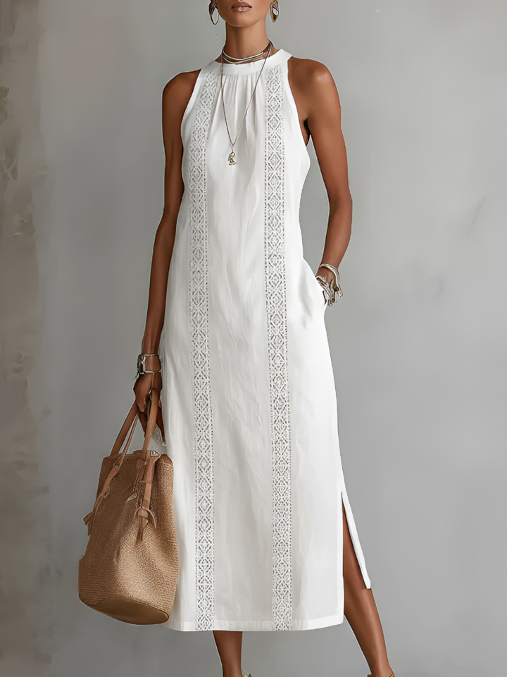 Jimena™ | Relaxed Embroidered Midi Dress